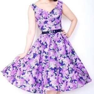 Bernie Dexter Saturday Night Lilac Midi Dress
